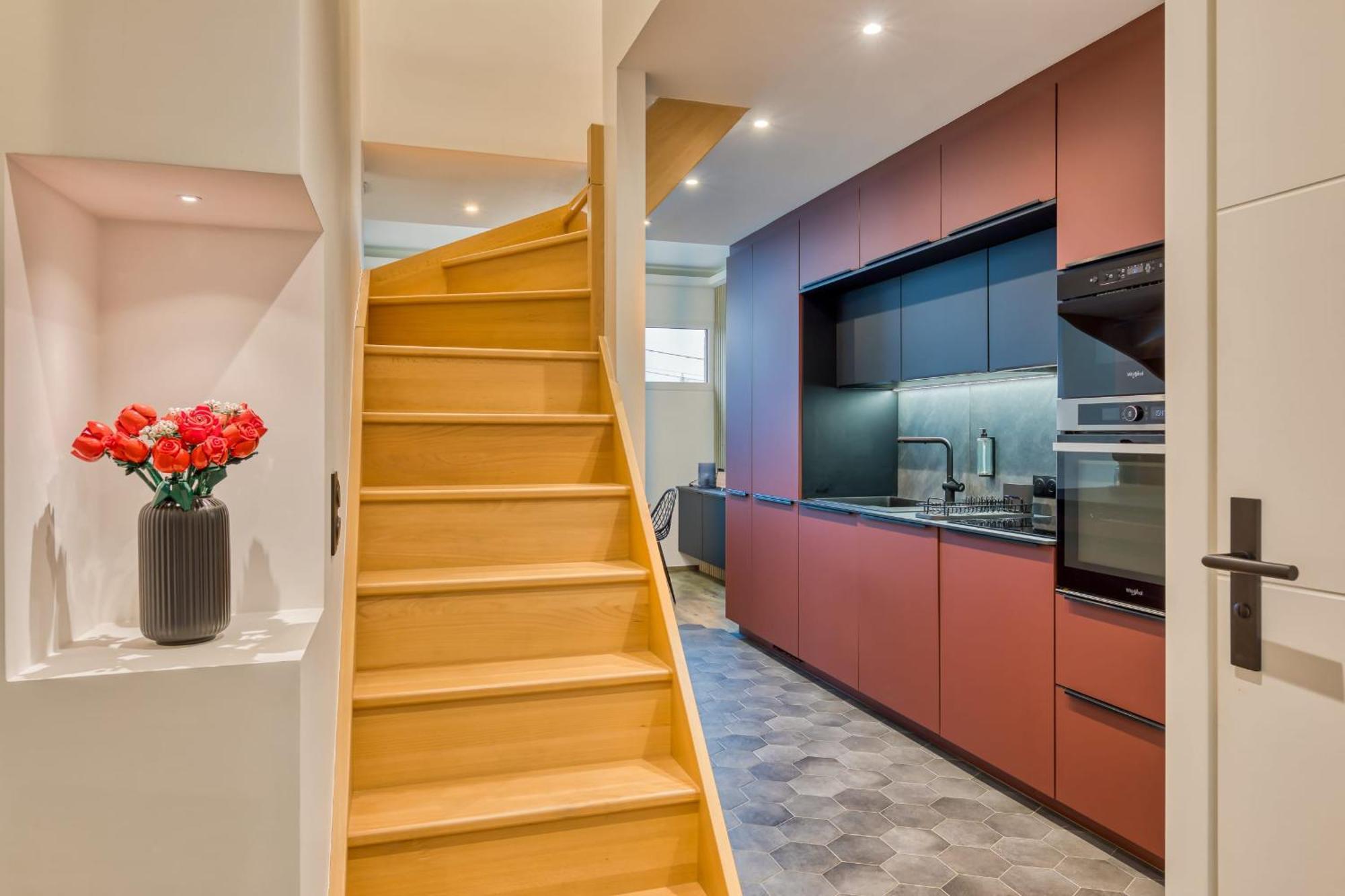 Appartamento Rose Ecrin De Charme Avec Parking Terrasse Privee Et Jardin Partage Grand-Couronne Esterno foto
